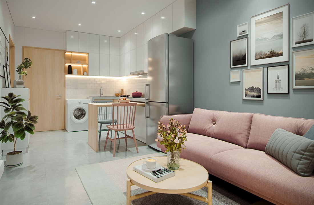 Một số kinh nghiệm thiết kế nội thất cho căn hộ chung cư mới mua